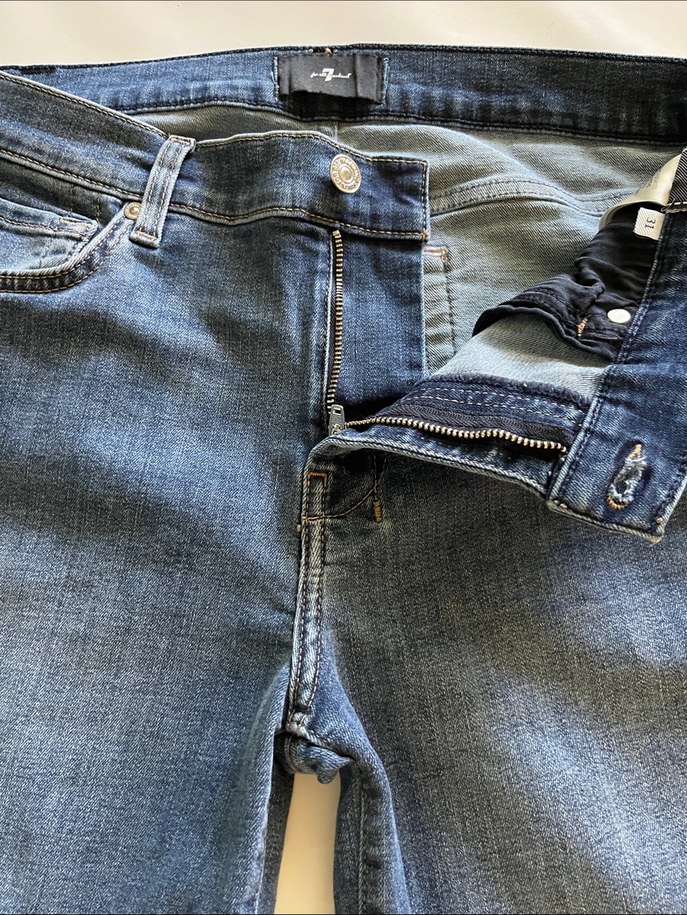 7 For All Mankind Tailorless Dojo High Rise Size 31 - Picture 16 of 16